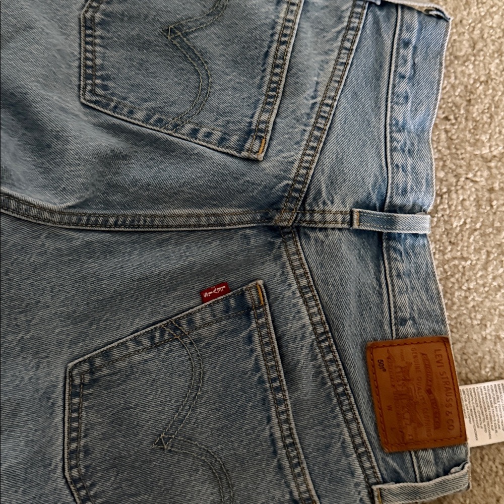 Levi's Light Blue Straight Leg Jeans